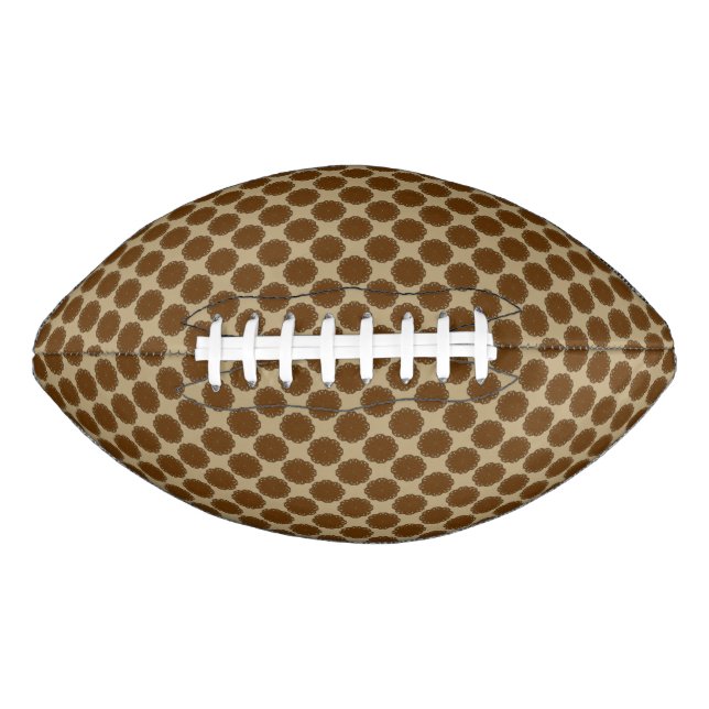 Ballon De Foot Ruban de fleurs Brown par Kenneth Yoncich (Devant)