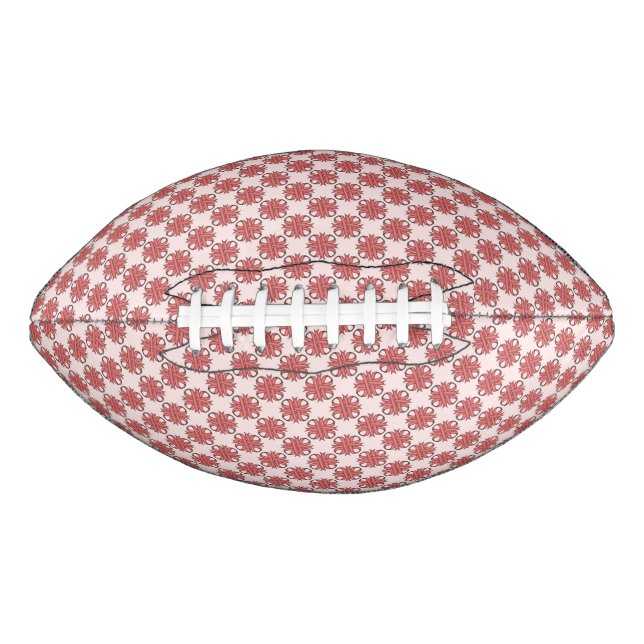 Ballon De Foot Ruban de trèfle rose par Kenneth Yoncich (Devant)