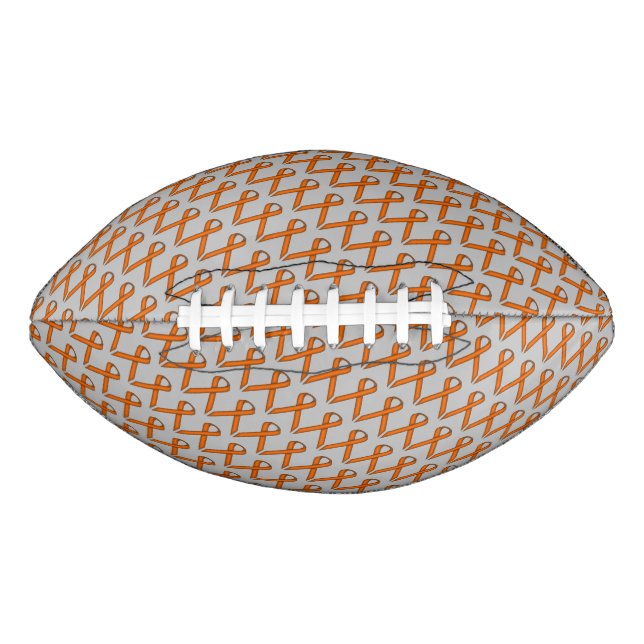 Ballon De Foot Ruban standard orange (Devant)