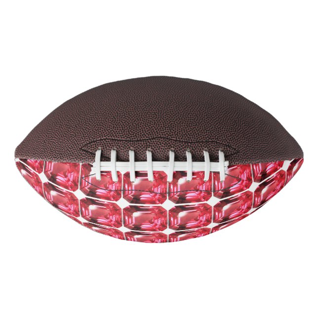 Ballon De Foot Ruby Gemstone rose (Devant)