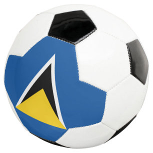 Ballon De Foot Sainte-Lucie foncée