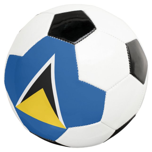 Ballon De Foot Sainte-Lucie foncée (3/4)