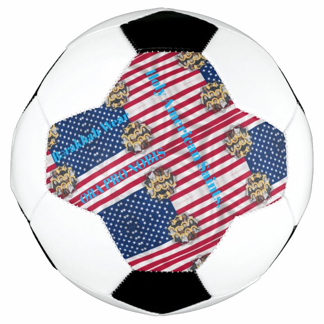 Ballon De Foot Saints Américains (Devant)