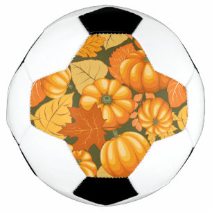 Ballon De Foot Saison d'automne Halloween Citrouille Motif