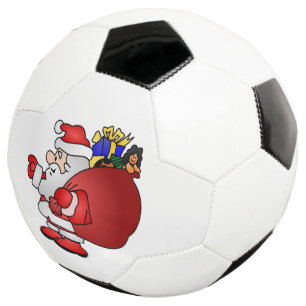 BALLON DE FOOT SANTA CLAUS