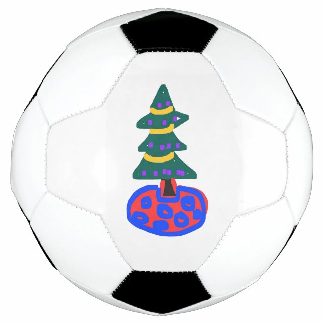 Ballon De Foot Sapin de Noël (Devant)