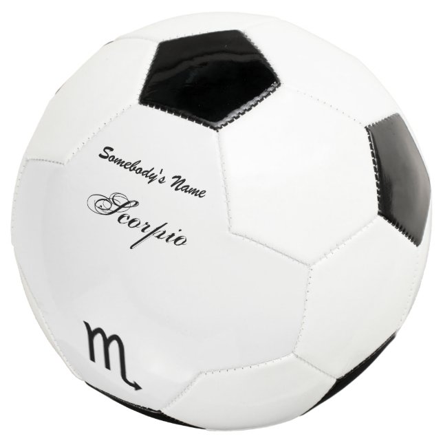 Ballon De Foot Scorpio Zodiac Symbole Standard par Kenneth Yoncic (3/4)