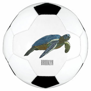 Ballon De Foot Sea turtle cartoon