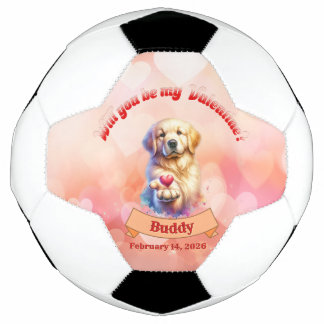 Ballon De Foot Seras-tu à moi pour la Saint-Valentin ? personnali