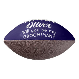 Ballon De Foot Seras-tu mon Groomsman Nom personnalisé
