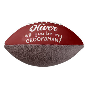 Ballon De Foot Seras-tu mon Groomsman Nom personnalisé