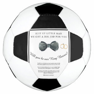Ballon De Foot Serez-vous ma proposition de porte-anneau