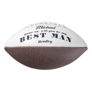 Ballon De Foot Serez-Vous Mon MEILLEUR HOMME Mariage Nom Personna