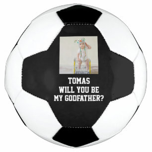 Ballon De Foot Serez-Vous Mon Parrain Proposition de Parrainage F