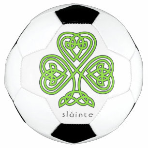 Ballon De Foot Shamrock celte Sainte Vert Saint Patrick