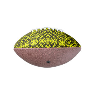 Ballon De Foot Simple Gribouillis   Carrelage Miroir   Jaune  