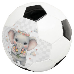 Ballon De Foot Simple logo personnalisé élégant minimal ici entre