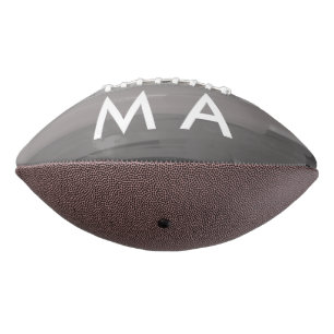 Ballon De Foot Simple monogramme ajouter votre nom lettre man min