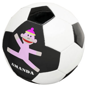 Ballon De Foot Singe rose balle de football personnalisée