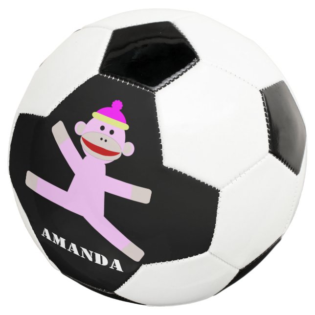 Ballon De Foot Singe rose balle de football personnalisée (3/4)