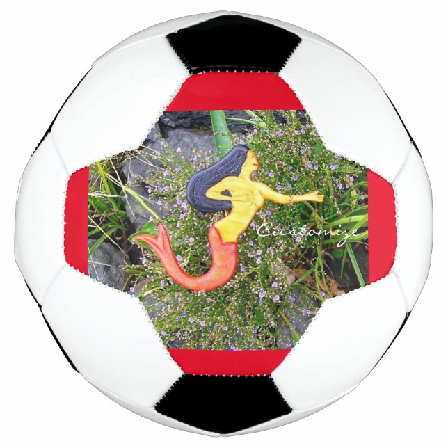 Ballon De Foot sirène à queue rousse (Devant)