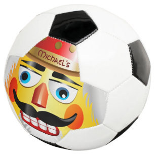Ballon De Foot Soldat De Jouet De Casse-Noix Drôle Avec Moustach