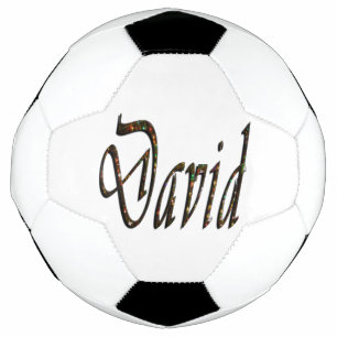 Ballon De Foot Starry Designed David Name,