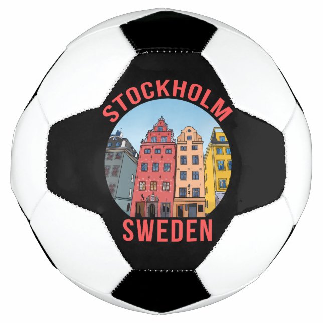 Ballon De Foot Stockholm Suède (Devant)