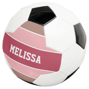 Ballon De Foot Stripes Motif nom personnalisé balle de football