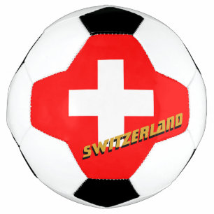 Ballon De Foot Suisse Football & Drapeau Suisse / Sports