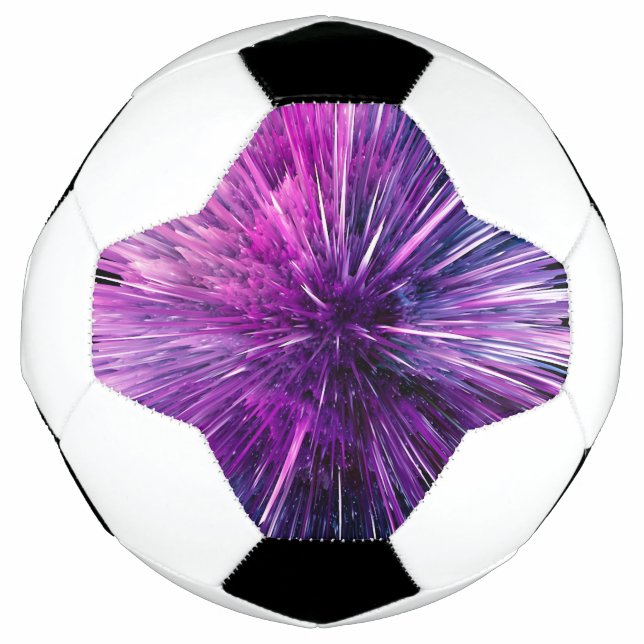 Ballon De Foot Super sonic - magnifique violet (Devant)
