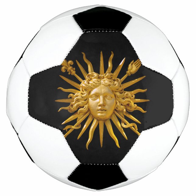 Ballon De Foot Symbole de Louis XIV le Roi Soleil (Devant)
