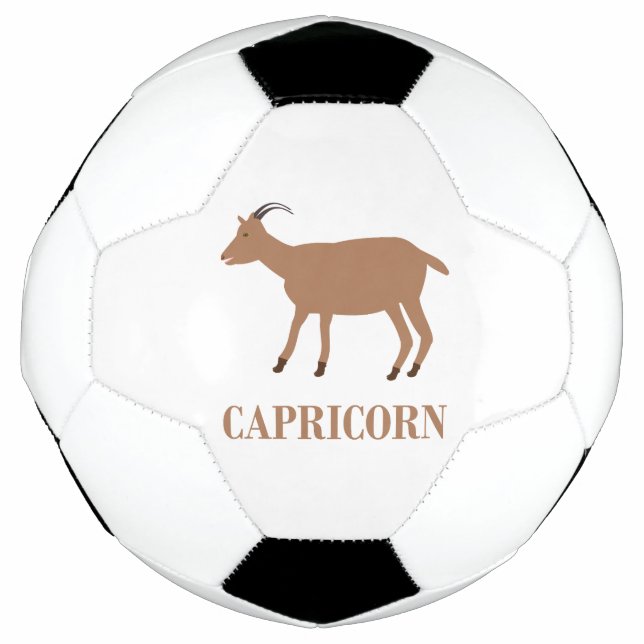 Ballon De Foot Symbole étoile Capricorne Chèvre (Devant)