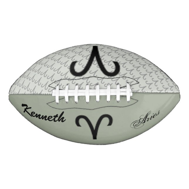 Ballon De Foot Symbole Zodiac Aries Standard par Kenneth Yoncich (Devant)