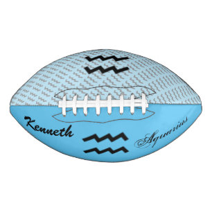 Ballon De Foot Symbole Zodiaque Aquarius Standard par K Yoncich
