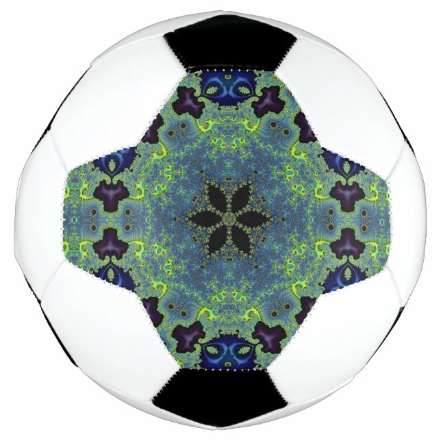 Ballon De Foot Symphonie fractale radiante (Devant)
