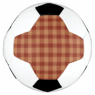 Ballon De Foot Tan Tartan Soccer Ball