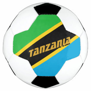 Ballon De Foot Tanzanie Football & drapeau tanzanien / Sport