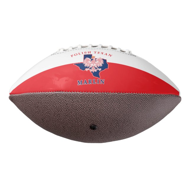 Ballon De Foot Texan polonais de Marlin (Tourné à 270°)