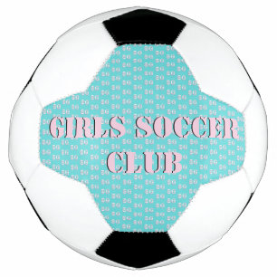 Ballon De Foot Texte rose mignon Filles Football Football