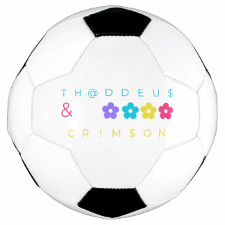 Ballon De Foot thaddeus & crimson $THCBand Marchandise de créateu