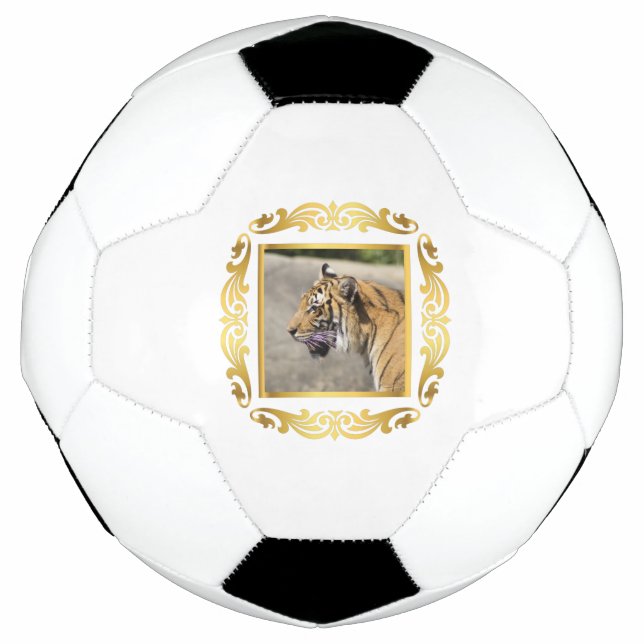 Ballon De Foot Tigre encadré (Devant)