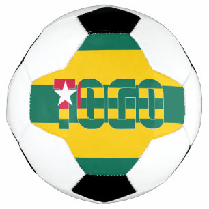 Ballon De Foot Togo Drapeau patriotique 