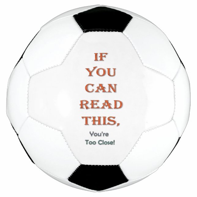 Ballon De Foot Trop étroitement (Devant)