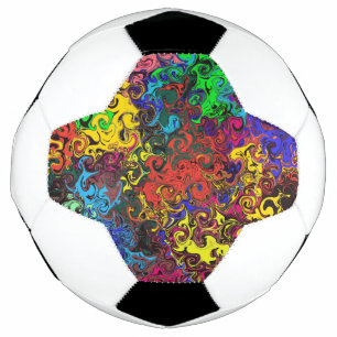 Ballon De Foot Twirlers colorés Abstraits /