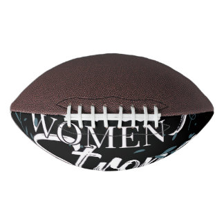 Ballon De Foot Typographie Abstraite Noir et Blanc Gras Personnal
