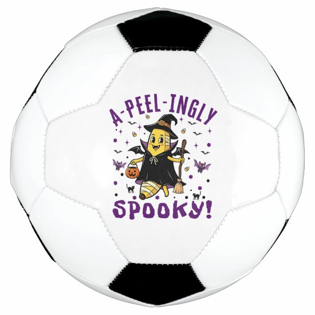 Ballon De Foot Un design banane d'Halloween Éffrayant (Devant)