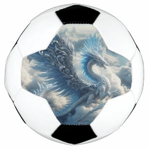 Ballon De Foot Un dragon époustouflant entouré de nuages