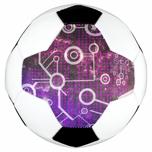 Ballon De Foot Univers numérique (Devant)