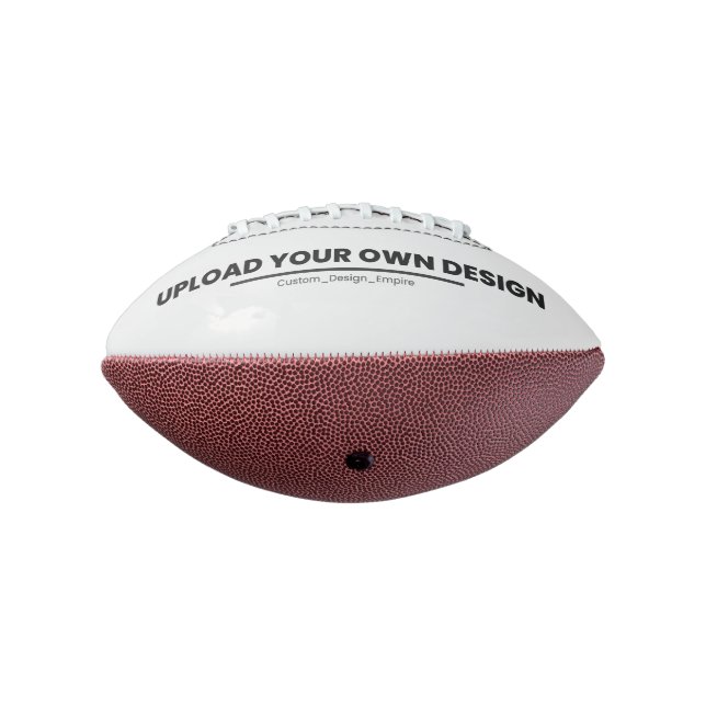 Ballon De Foot Upload Your Own Design Here | Custom Template (Tourné à 270°)